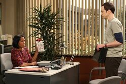 Janine Davis talks to Sheldon Cooper