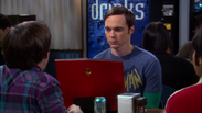 Sheldon's evil stare.