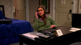 The Hofstadter Insufficiency - Amy saying goodnight to Sheldon