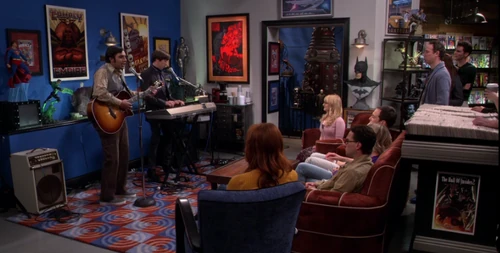 Watching Raj and Howard play their song.