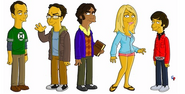 The Cast as Simpson-tons