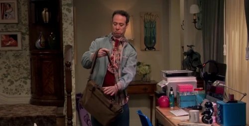 Stuart getting ready to leave the house, but not giving up his home.