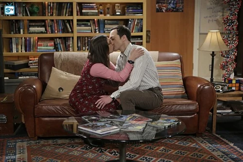 Fifth anniversary make-out session.