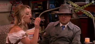 Penny remembers the birthday kiss.