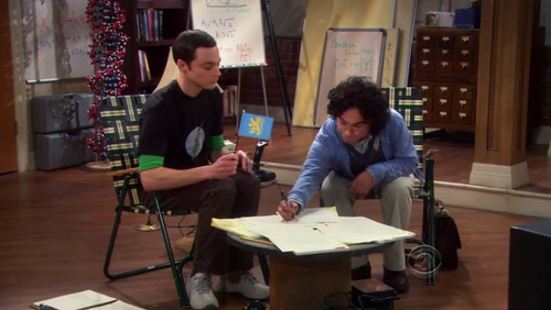 Signing the roommate agreement.