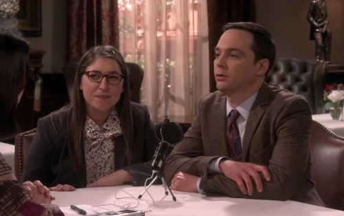 Sheldon starting to twitch. Stumped for an answer.