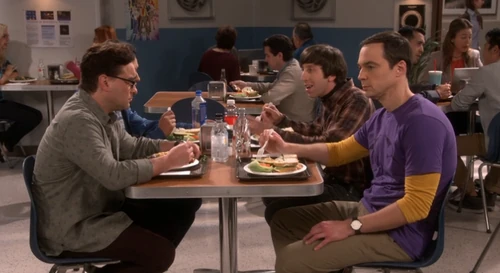 Learning that Amy is lying to him.