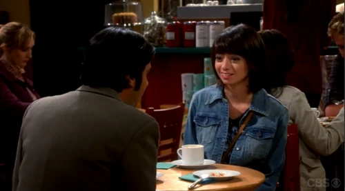 Raj happy to see Lucy again.