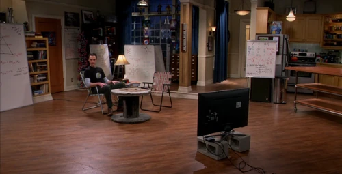 Apartment rearranged to its 2003 configuration.