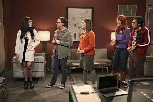 The hostess letting them into the escape room. She played Beth. the Goth chick.