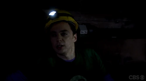 Sheldon fighting his phobias.