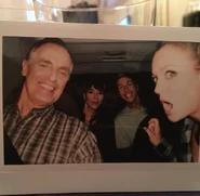 Penny's family in her car.