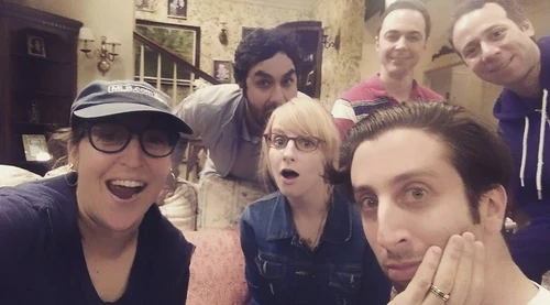 Back on the set for season 9.