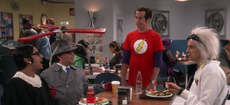 Howard as Sheldon.