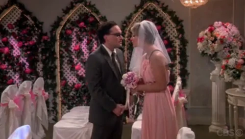 A pre-ceremony kiss.