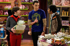 Sheldon, Howard and Raj.