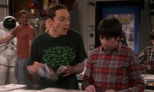 Scared by a Howard look alike.