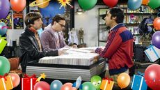 Discussing Sheldon's birthday presents.