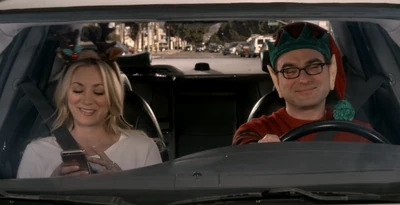 Happily going to get a Christmas tree.