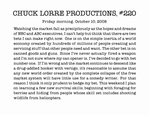 Chuck Lorre Productions, #220.