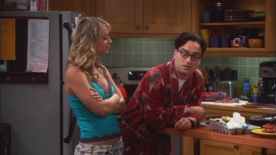 Morning with Penny and Leonard.