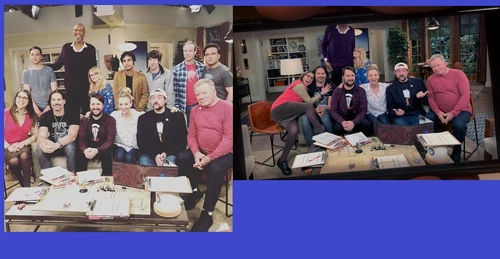 Group photo session.