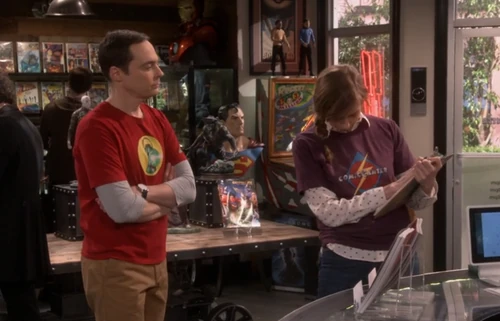 Sheldon challenges Denise.