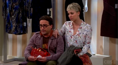 Talking with Sheldon about Leonard and Penny moving in together.