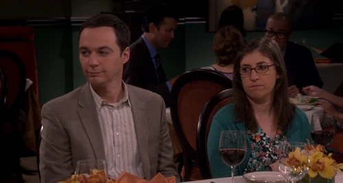 Amy sees what is going on.