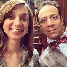 Stuart and Denise at the wedding.