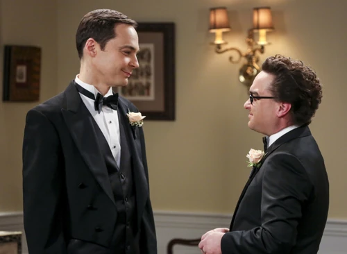 Leonard is happy for Sheldon.