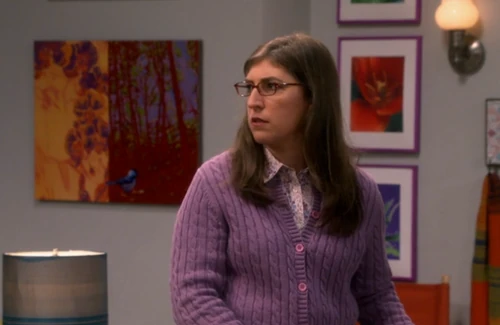 Stunned when Sheldon asks about her apartment.