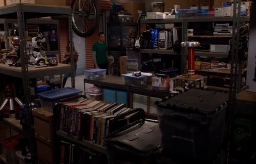 Sheldon's storage locker.