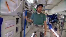 Howard in the space station.