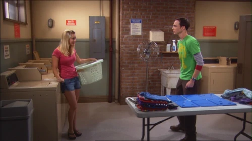 Penny consulting with Sheldon about Leonard.