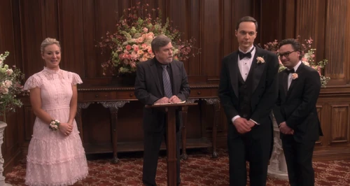 Admring Amy coming up the aisle.