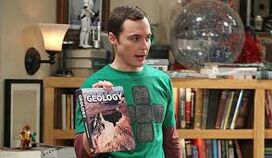 Sheldonh holds Geology book