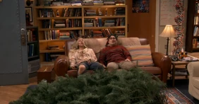 Something in the Christmas tree.