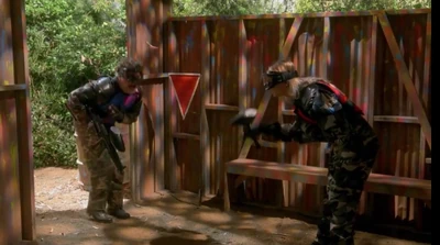 Leonard shoots Penny. Ouch!