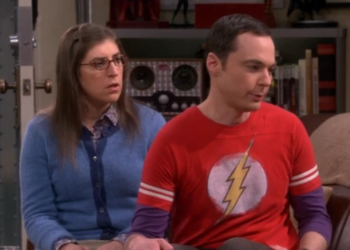 Sheldon defending Amy.