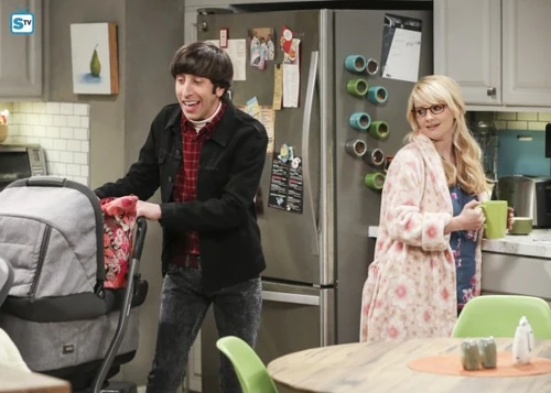 Howard trying to be super dad.