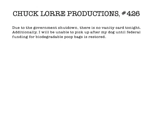 Chuck Lorre Productions, #426.