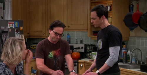 Once again Sheldon is condescending, so Leonard signs.