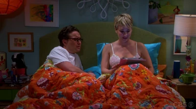 Reading Amy's fan fiction that includes Sheldon.