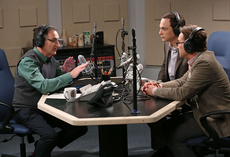 Sheldon being interviewed on NPR Science Friday.