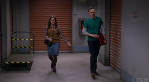Walking into the "you-store it" facility.