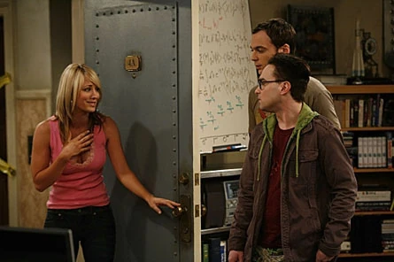 Penny apologizes to Leonard and Sheldon for them having got pantsed.