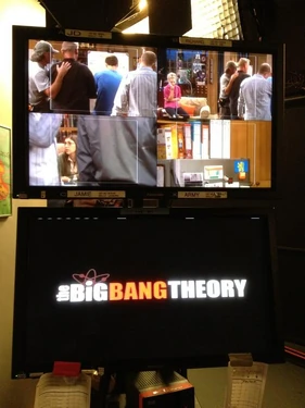 A "behind-the-scenes" look at the filming of a scene from the episode.