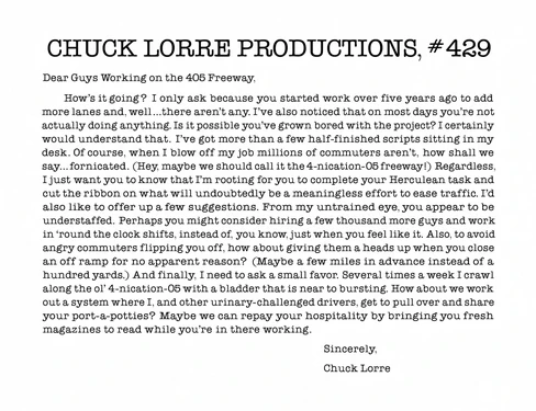 Chuck Lorre Productions, #429.