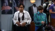 Trying on their tuxes for the wedding.